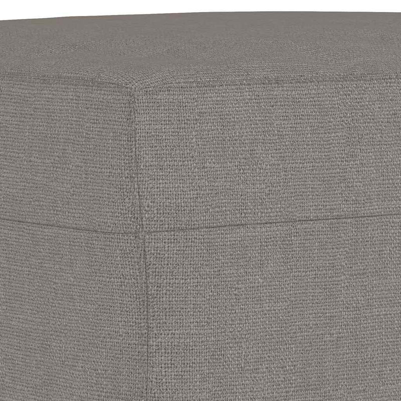 Taburet, gri taupe, 70x55x41 cm, material textil