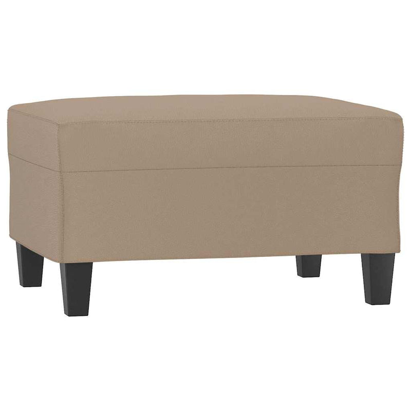 Taburet, cappuccino, 70x55x41 cm, piele ecologică