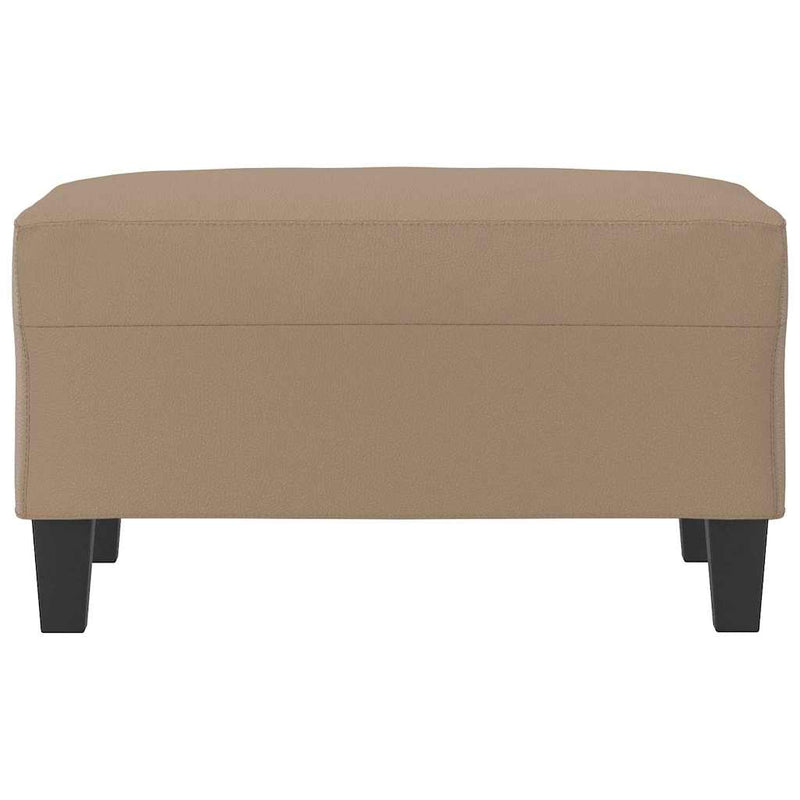 Taburet, cappuccino, 70x55x41 cm, piele ecologică