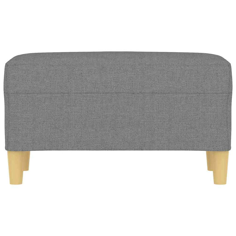 Bancă, gri închis, 70x35x41 cm, textil