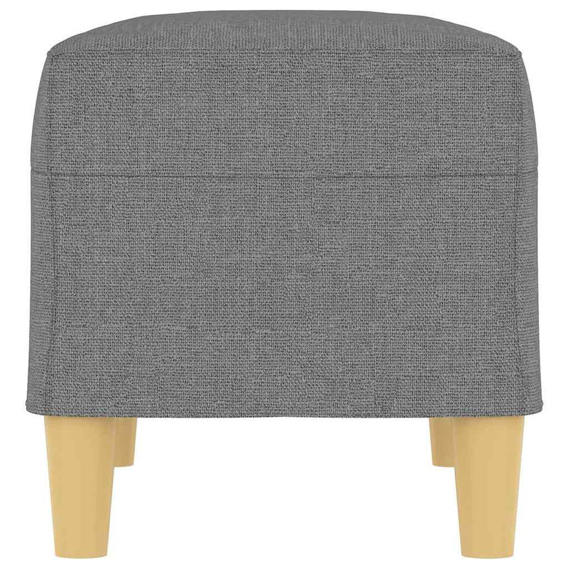Bancă, gri închis, 70x35x41 cm, textil