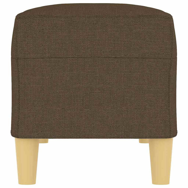 Bancă, maro, 100x35x41 cm, textil