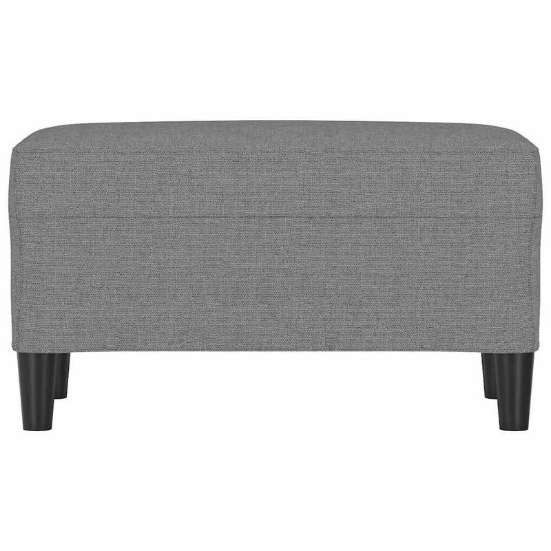Bancă, gri închis, 70x35x41 cm, textil