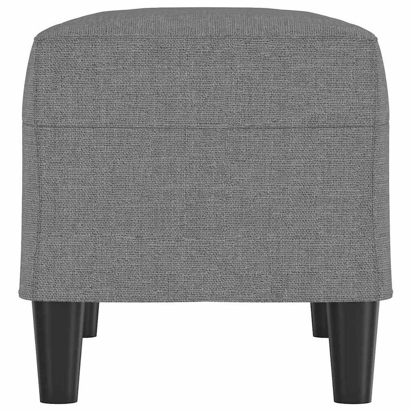Bancă, gri închis, 70x35x41 cm, textil