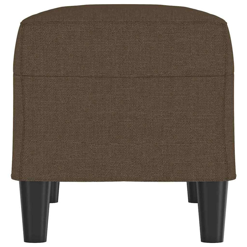 Bancă, maro, 70x35x41 cm, textil