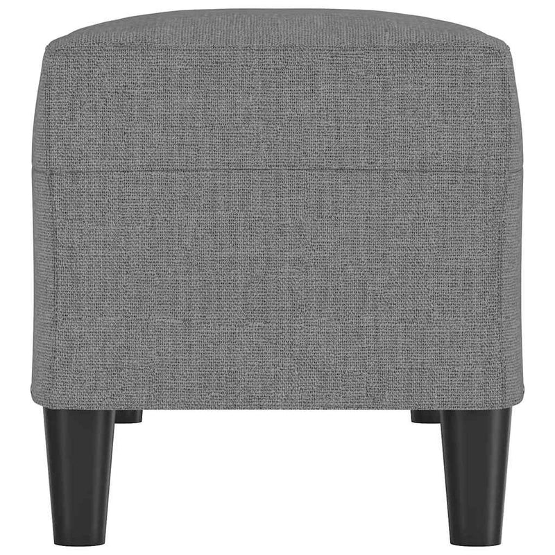Bancă, gri închis, 100x35x41 cm, textil