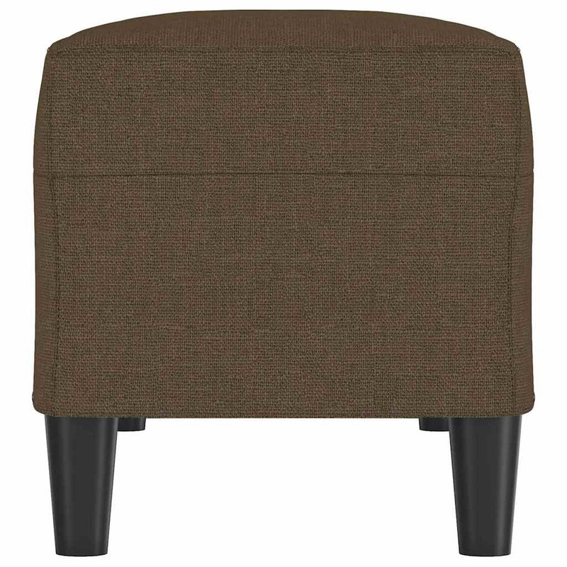 Bancă, maro, 100x35x41 cm, textil