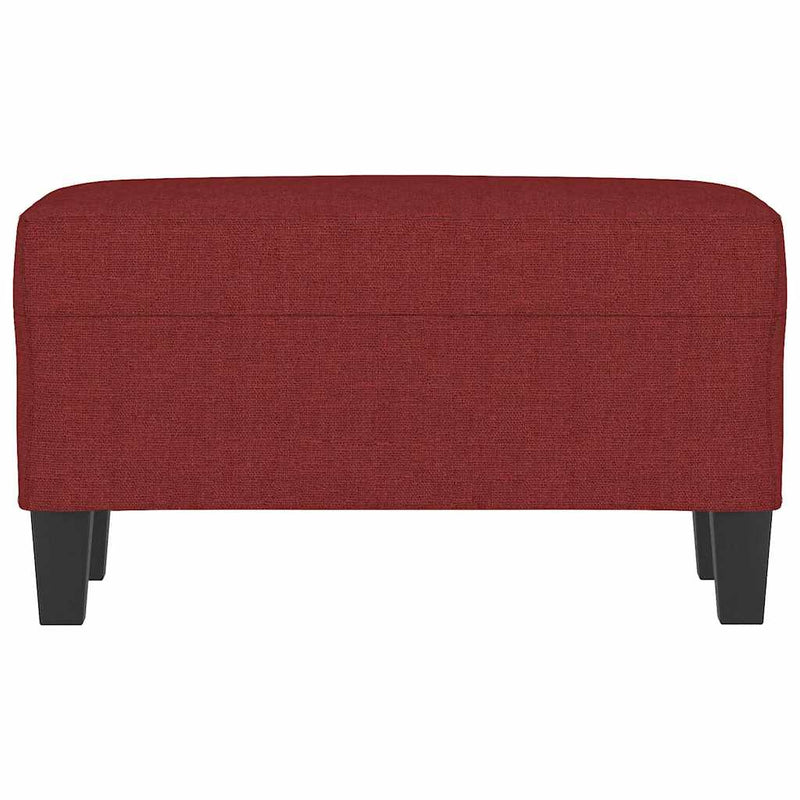 Bancă, roșu vin, 70x35x41 cm, textil