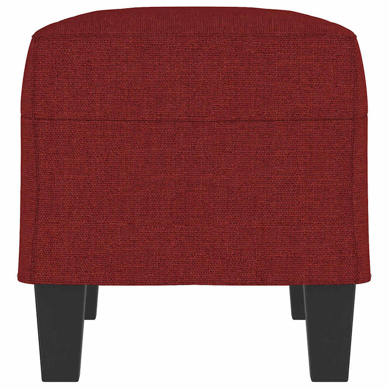 Bancă, roșu vin, 70x35x41 cm, textil