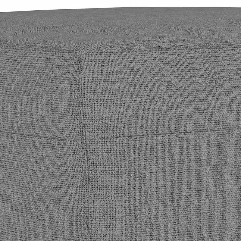 Bancă, gri închis, 100x35x41 cm, textil