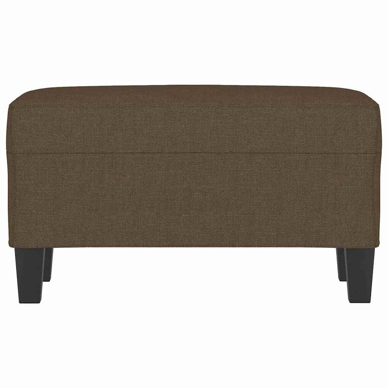 Bancă, maro, 100x35x41 cm, textil