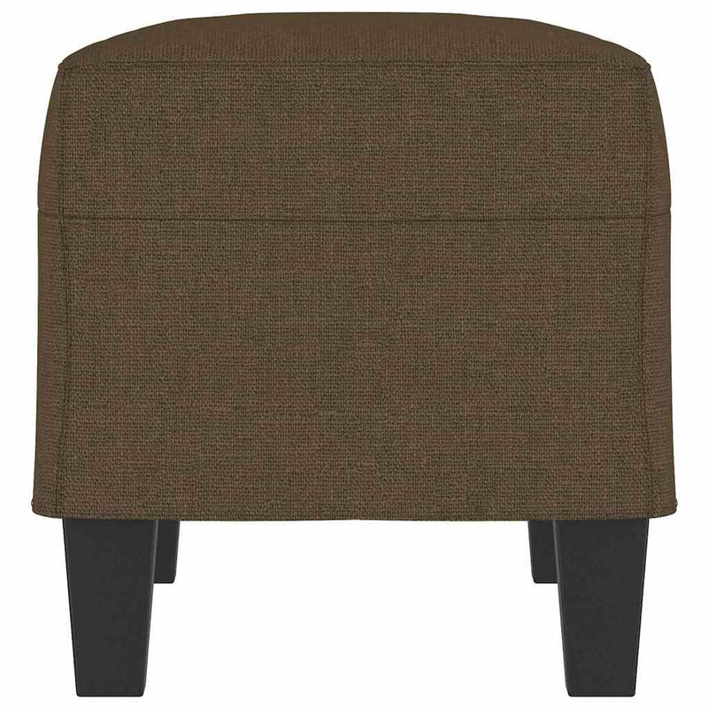 Bancă, maro, 100x35x41 cm, textil