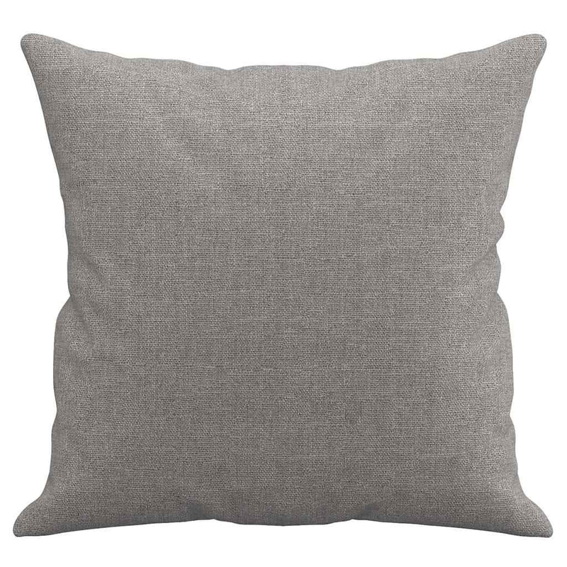 Perne decorative, 2 buc., gri deschis, 40x40cm, material textil
