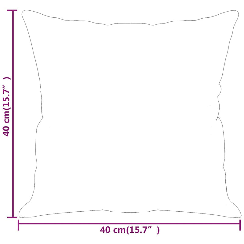 Perne decorative, 2 buc., gri deschis, 40x40cm, material textil