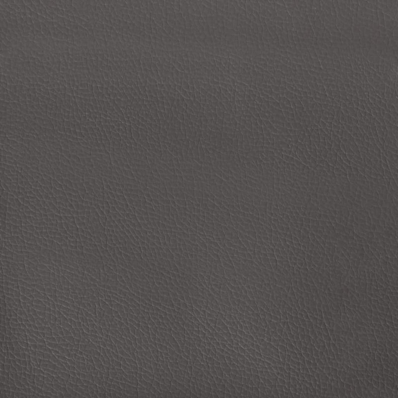 Perne decorative, 2 buc., gri, 40x40 cm, piele ecologică
