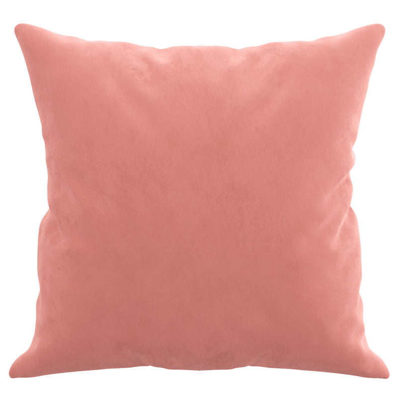 Perne decorative, 2 buc., roz, 40x40 cm, catifea