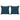 Perne decorative, 2 buc., albastru, 40x40 cm, catifea