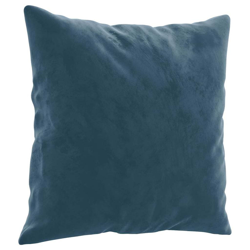 Perne decorative, 2 buc., albastru, 40x40 cm, catifea