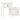 Noptiere, 2 buc., alb, 79,5x38x65,5 cm, lemn masiv de pin