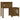 Noptiere, 2 buc., maro miere, 79,5x38x65,5 cm lemn masiv de pin