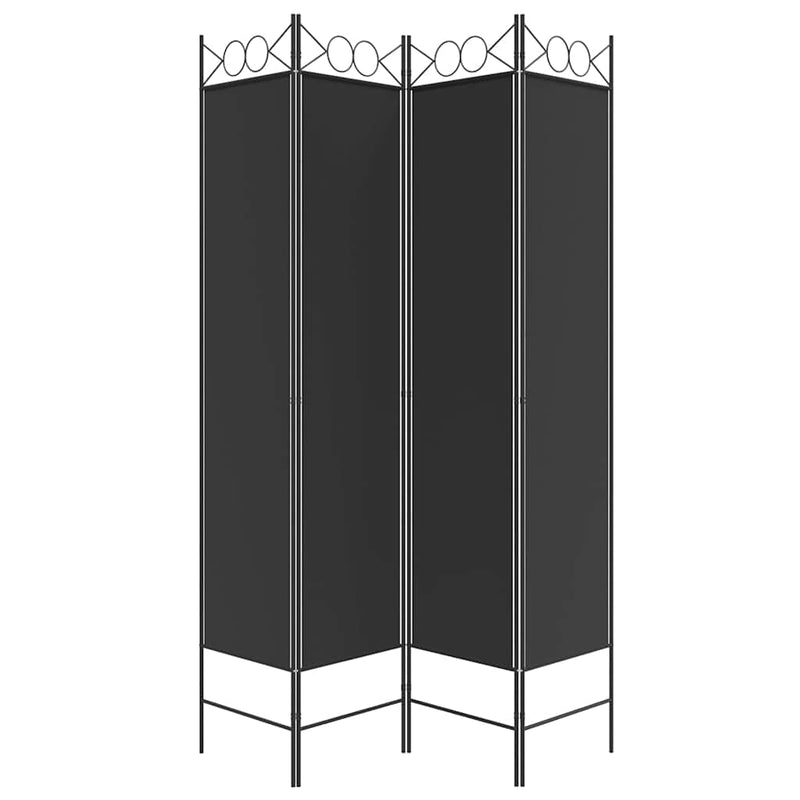 Paravan de cameră cu 3 panouri, 160x200 cm, textil