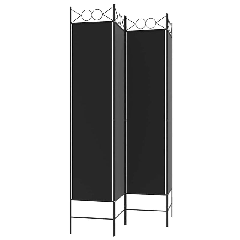 Paravan de cameră cu 3 panouri, 160x200 cm, textil