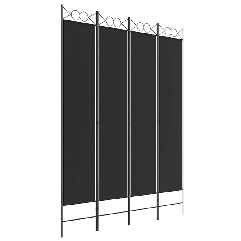 Paravan de cameră cu 3 panouri, 160x220 cm, textil