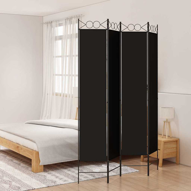 Paravan de cameră cu 3 panouri, 160x220 cm, textil