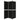 Paravan de cameră cu 3 panouri, negru, 150 x 180 cm, textil