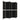 Paravan de cameră cu 5 panouri, negru, 250x200 cm, textil
