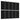 Paravan de cameră cu 5 panouri, negru, 250x220 cm, textil