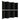 Paravan de cameră cu 6 panouri, negru, 300x220 cm, textil