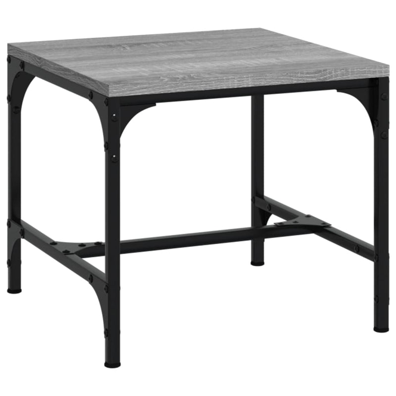Mese laterale 2 buc. gri sonoma 40x40x35 cm lemn prelucrat