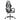 Scaun gaming pivotant/suport picioare negru/alb piele eco