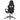 Scaun gaming pivotant/suport picioare negru/alb piele eco