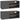 Dulapuri de perete 2 buc., gri, 80x30x30 cm, lemn masiv de pin