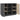 Dulap, gri, 100x40x75 cm, lemn masiv de pin