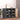 Dulap, gri, 100x40x75 cm, lemn masiv de pin