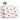 Dulap, alb, 100x40x75 cm, lemn masiv de pin
