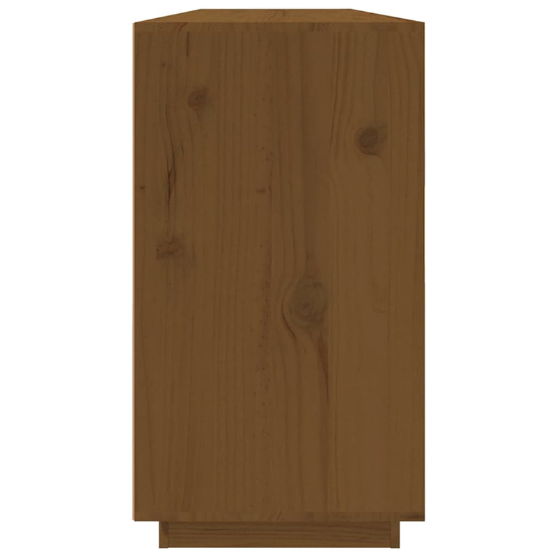 Dulap, maro miere, 100x40x75 cm, lemn masiv de pin