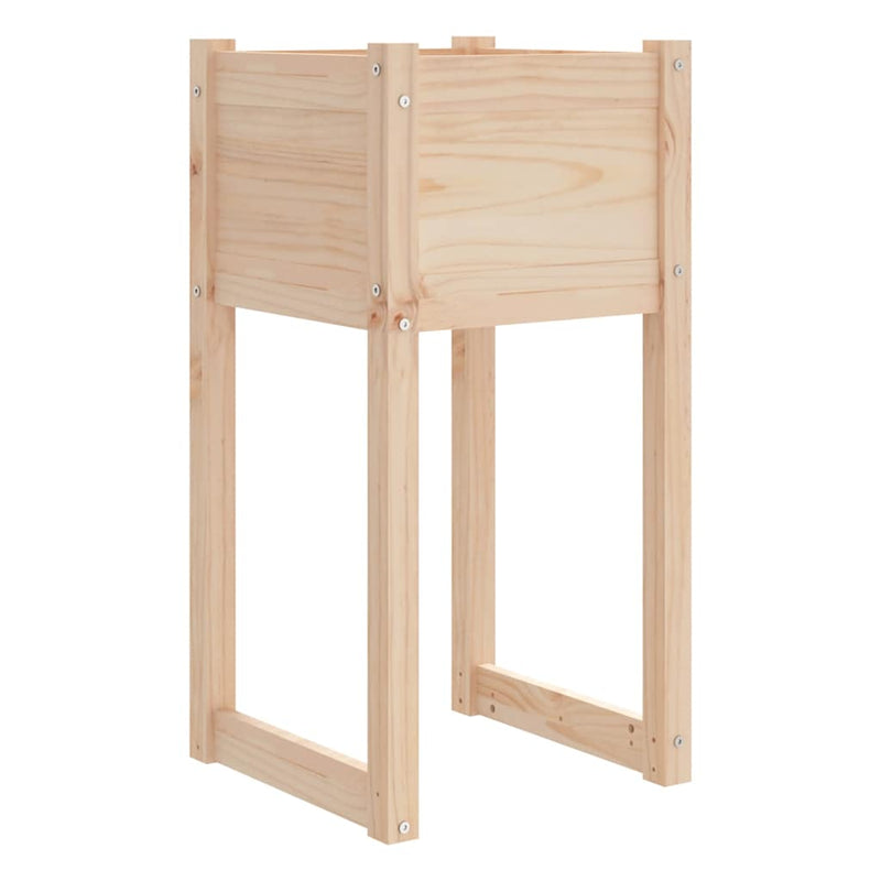 Jardiniere, 2 buc, 40x40x81 cm, lemn masiv de pin
