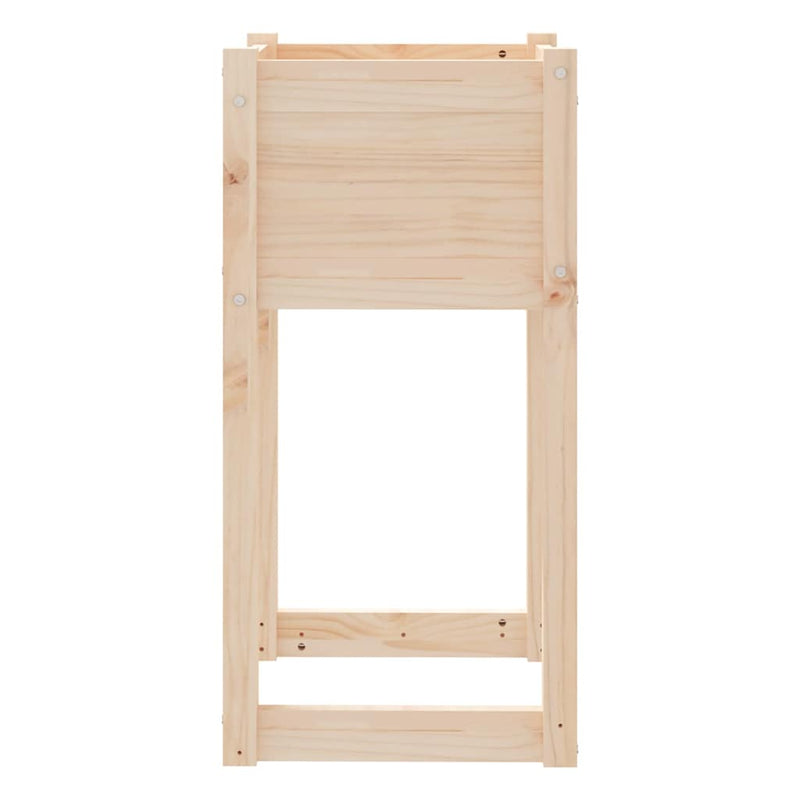 Jardiniere, 2 buc, 40x40x81 cm, lemn masiv de pin