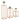 Set suport de plante, 3 piese, lemn masiv de pin