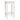 Set mobilier de bar, 9 piese, alb, lemn masiv de pin
