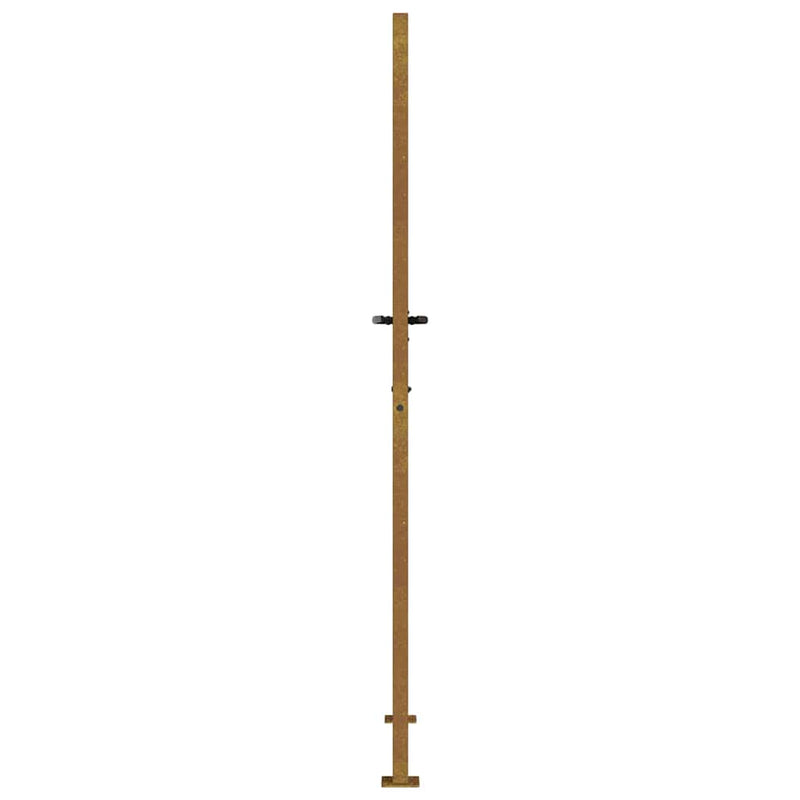 Poartă de grădină 100x175 cm, oțel corten, design copac
