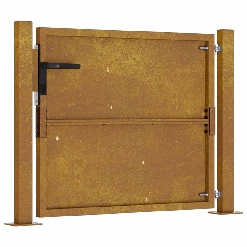 Poartă de grădină 100 x 75 cm Oțel vopsit electrostatic Blocat