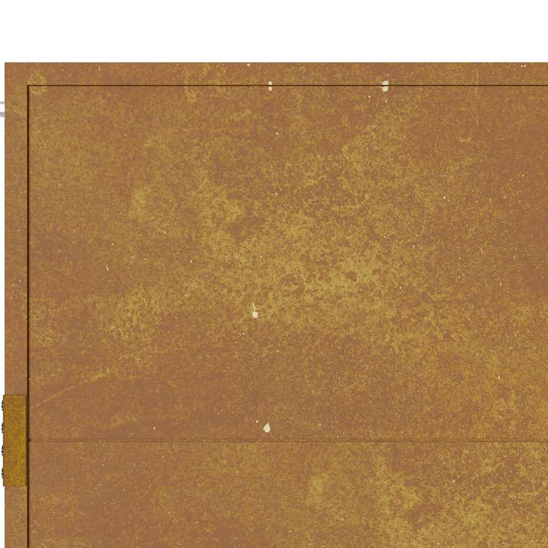 Poartă de grădină 100 x 75 cm Oțel vopsit electrostatic Blocat