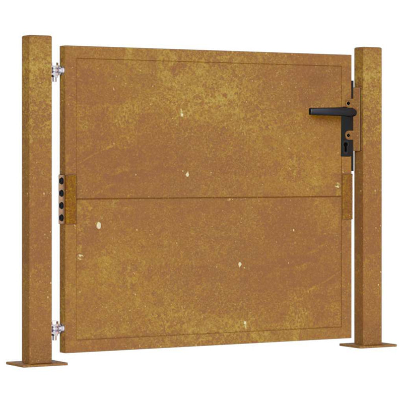 Poartă de grădină 100 x 100 cm Oțel vopsit electrostatic Blocat