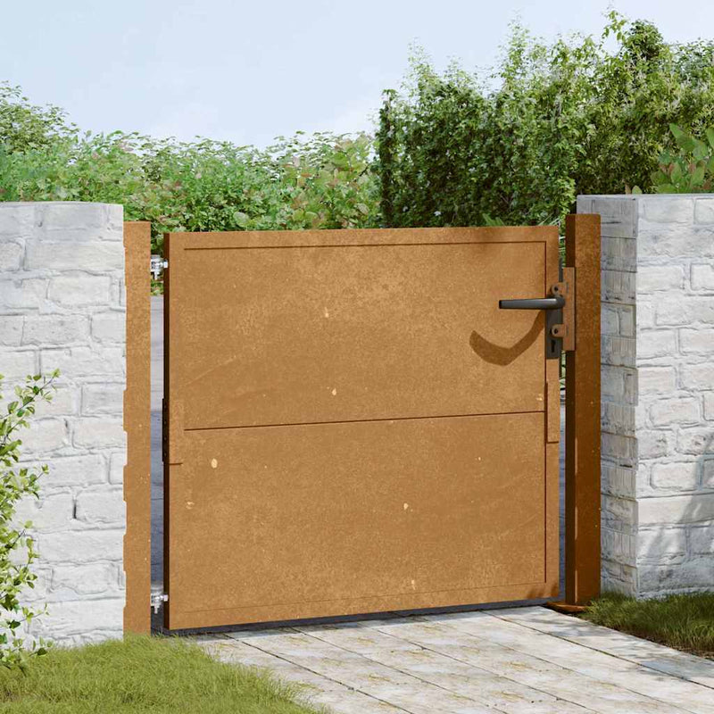 Poartă de grădină 100 x 100 cm Oțel vopsit electrostatic Blocat