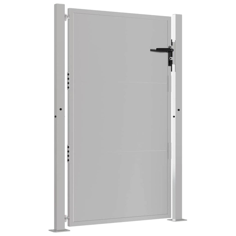 Poartă de grădină 100 x 125 cm Oțel vopsit electrostatic Blocat